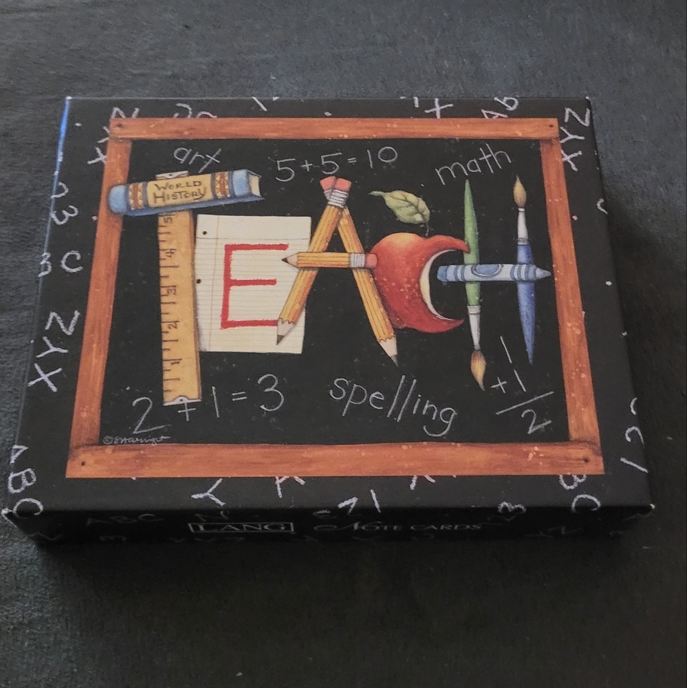 Lang "Teach" note cards